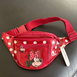 Disney Minnie Mouse glitter Fanny pack vintage
